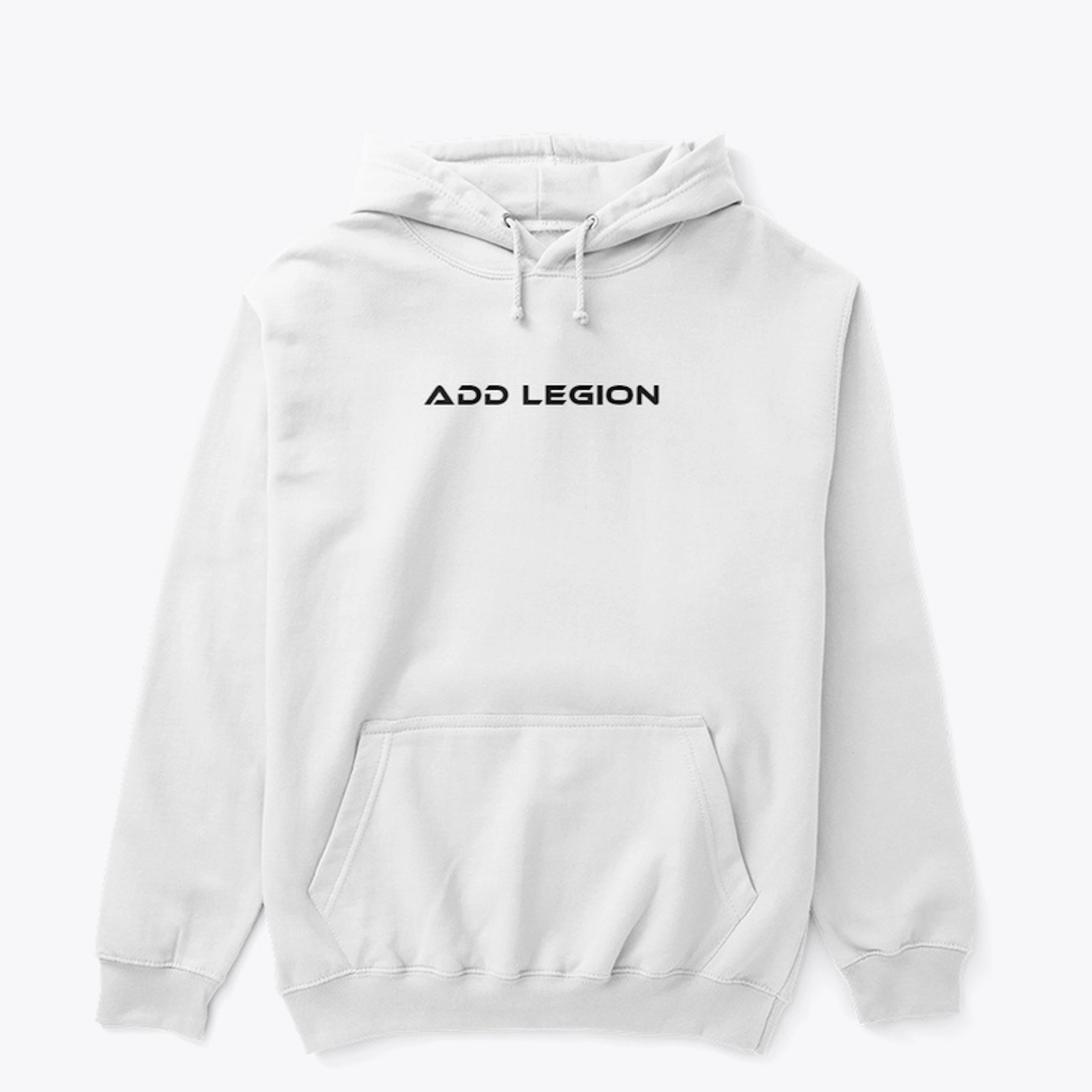 Official Add Legion Centric White Hoodie