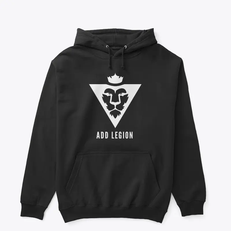 Official Add Legion Black Lion Hoodie