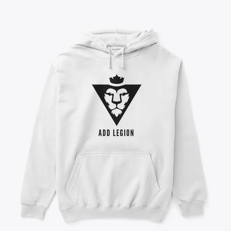 Official Add Legion White Lion Hoodie